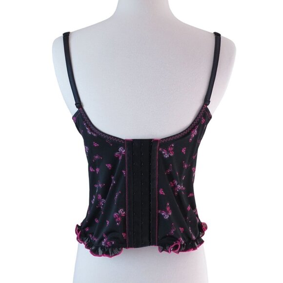 Vtg Y2K VICTORIA'S SECRET Sexy Little Things Women's Butterfly Corset Top NEW M - Picture 5 of 10